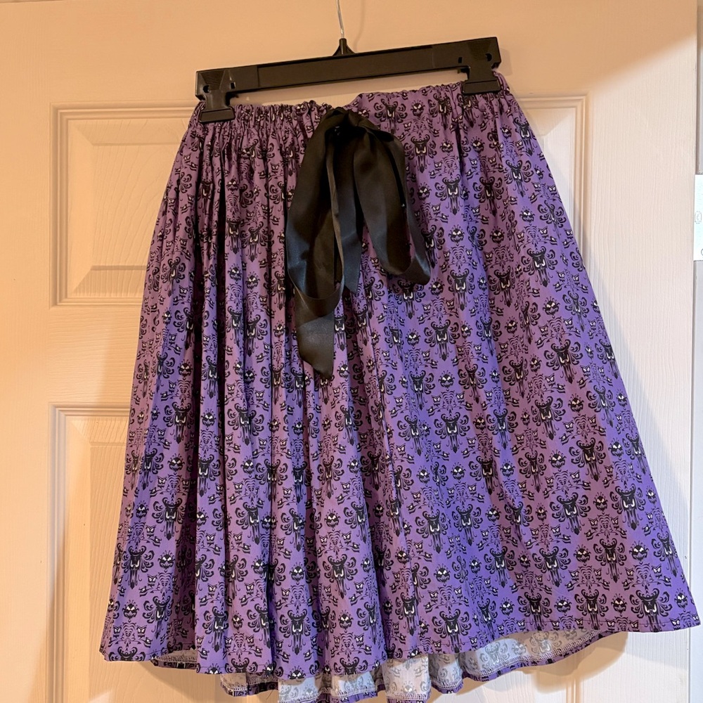 Purple Floral Women's Skirt